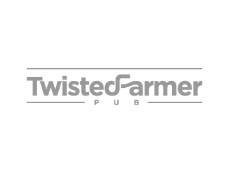 Twisted Farmer Pub logo design by hwkomp