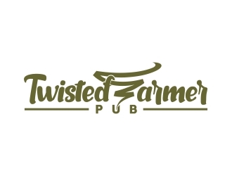 Twisted Farmer Pub logo design by yaktool