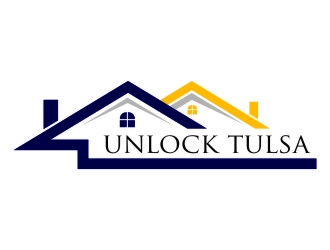 Unlock Tulsa logo design by jetzu