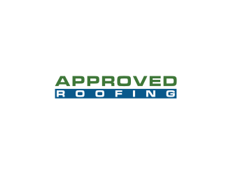 Approved Roofing logo design by bricton