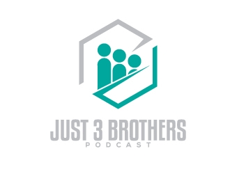 Just 3 Brothers Podcast logo design by sunny070
