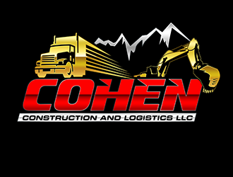 Cohen Construction and Logistics LLC logo design by 3Dlogos