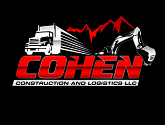 Cohen Construction and Logistics LLC logo design by 3Dlogos