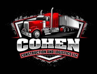Cohen Construction and Logistics LLC logo design by DreamLogoDesign
