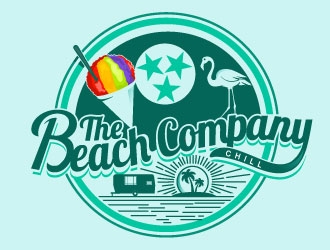 The Beach Company Chill logo design by Suvendu