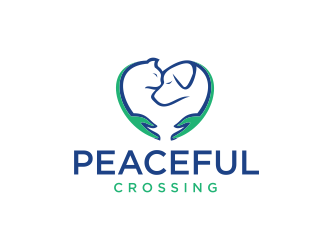 Peaceful Crossing logo design by ammad