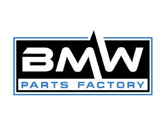 BMW Parts Factory logo design by MAXR