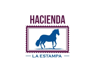 Hacienda la Estampa logo design by uttam