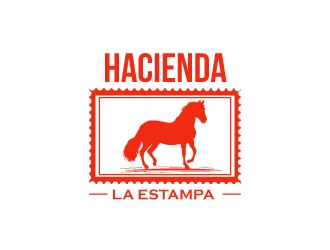 Hacienda la Estampa logo design by uttam