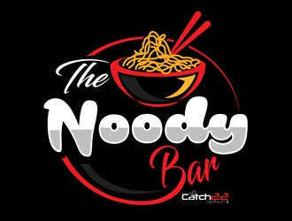 The Noody Bar (By Catch 22 Gastropub) logo design by DreamLogoDesign