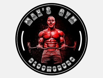 Max’s Gym logo design by XyloParadise