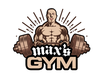Max’s Gym logo design by ProfessionalRoy