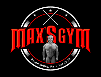 Max’s Gym logo design by PRN123