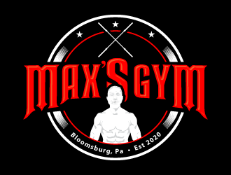 Max’s Gym logo design by PRN123