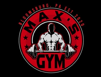 Max’s Gym logo design by DreamLogoDesign