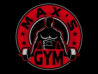 Max’s Gym logo design by DreamLogoDesign