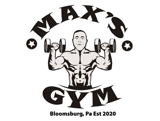 Max’s Gym logo design by DreamLogoDesign