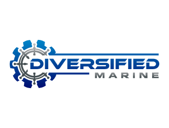 Diversified Marine  logo design by akilis13