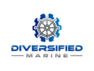Diversified Marine  logo design by akilis13