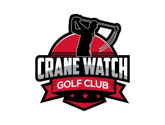 Golf Course operator. The new name is Crane Watch Golf Club.  logo design by rosy313