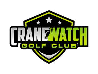 Golf Course operator. The new name is Crane Watch Golf Club.  logo design by torresace