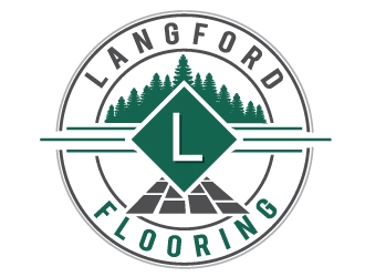 Langford Flooring logo design by REDCROW
