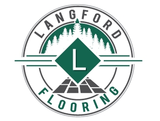 Langford Flooring logo design by REDCROW