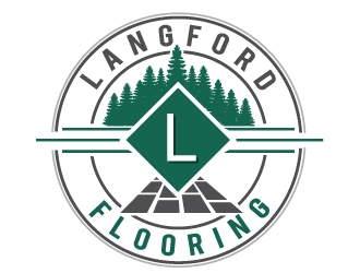 Langford Flooring logo design by REDCROW