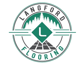 Langford Flooring logo design by REDCROW