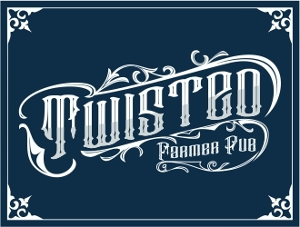 Twisted Farmer Pub logo design by Alfatih05
