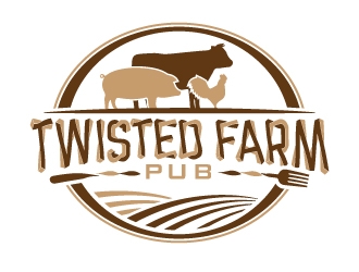 Twisted Farmer Pub logo design by jaize