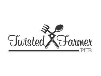 Twisted Farmer Pub logo design by mppal