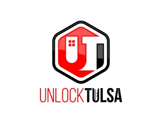 Unlock Tulsa logo design by MarkindDesign
