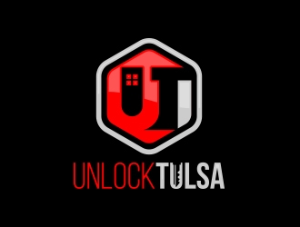 Unlock Tulsa logo design by MarkindDesign