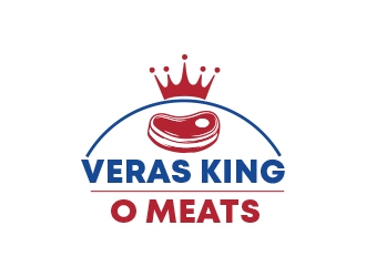 Veras King O Meats logo design by heba