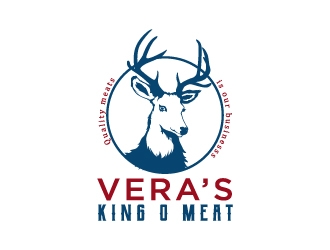 Veras King O Meats logo design by iamjason