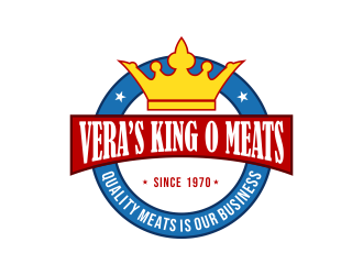 Veras King O Meats logo design by done