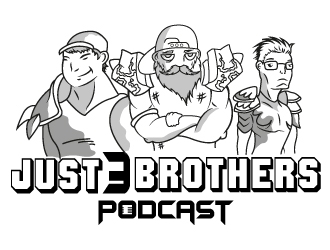 Just 3 Brothers Podcast logo design by MUSANG