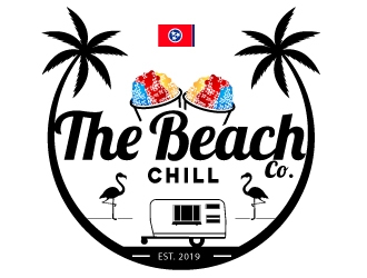 The Beach Company Chill logo design by Suvendu
