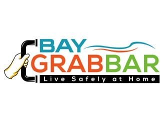 Bay Grab Bar logo design by MAXR