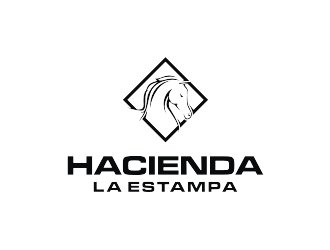 Hacienda la Estampa logo design by mbamboex