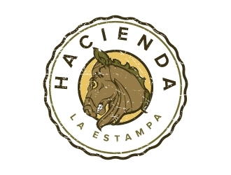 Hacienda la Estampa logo design by dibyo