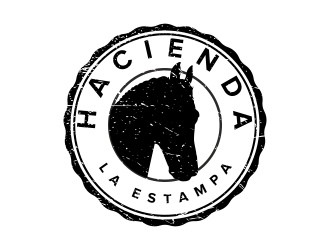 Hacienda la Estampa logo design by dibyo