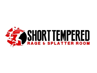Short Tempered - Rage & Splatter Room logo design by AamirKhan