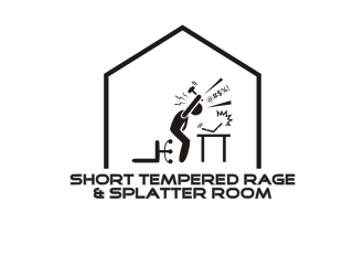Short Tempered - Rage & Splatter Room logo design by febri