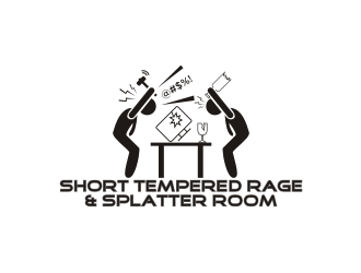 Short Tempered - Rage & Splatter Room logo design by febri