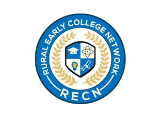 RECN   Rural Early College Network logo design by rosy313