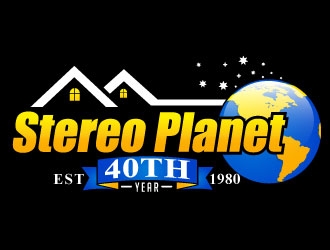 Stereo Planet logo design by Suvendu