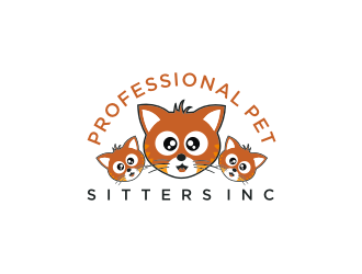 Professional Pet Sitters inc logo design by Sheilla