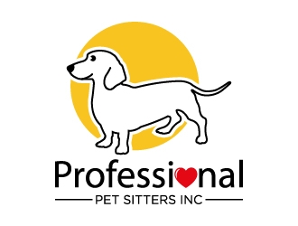 Professional Pet Sitters inc logo design by cybil